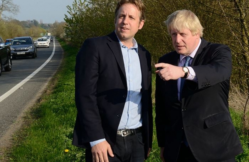 Marcus Fysh and Boris Johnson